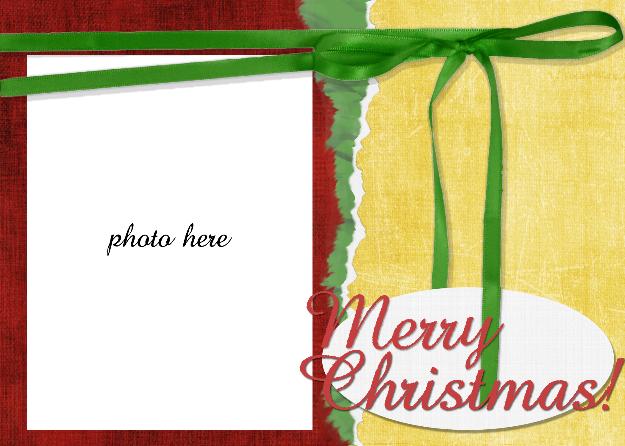 christmas post cards template free download
